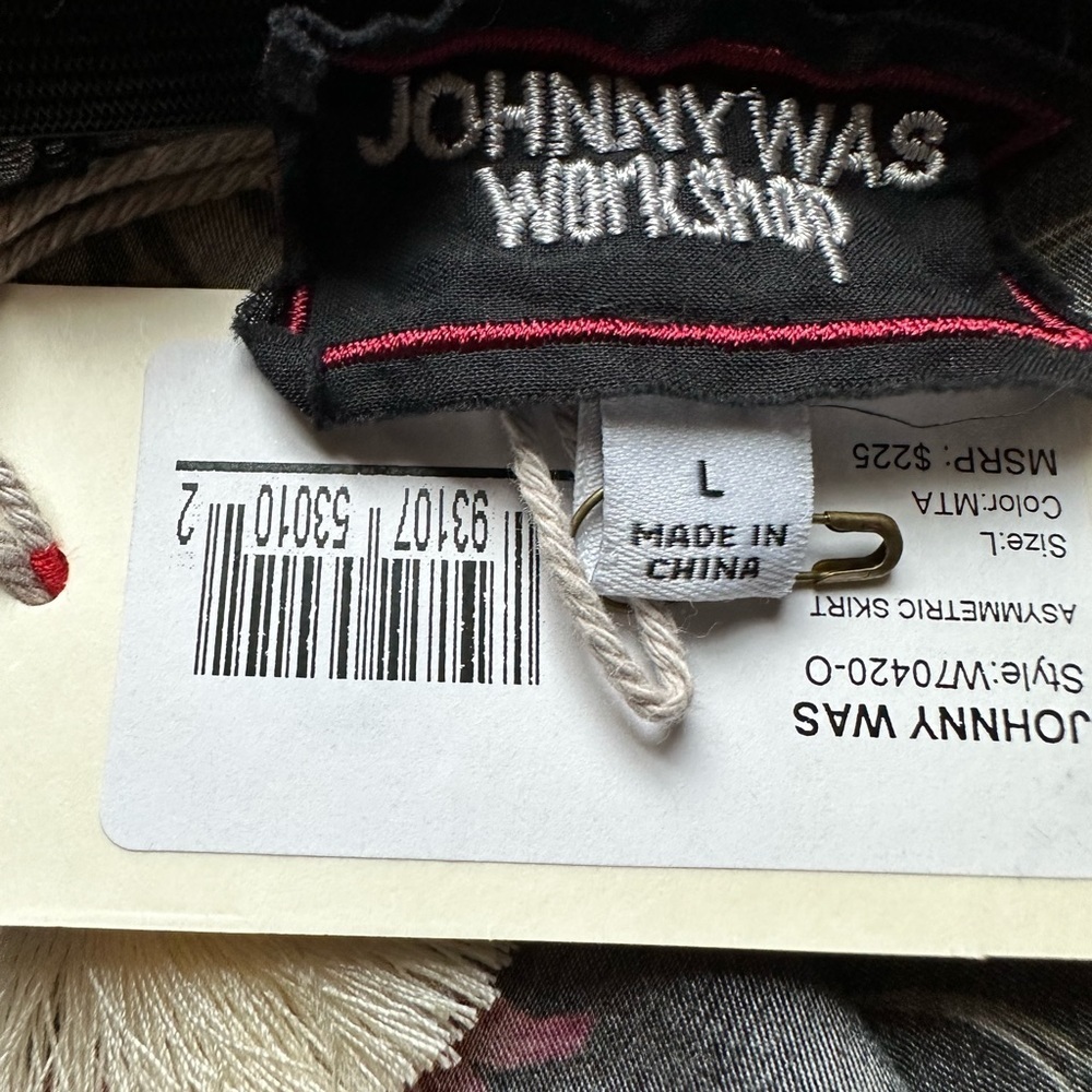 Johnny Was Workshop Floral Asymmetrical Maxi Skirt - Picture 5 of 5